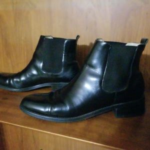 - Black Leather Paddock Style Boots